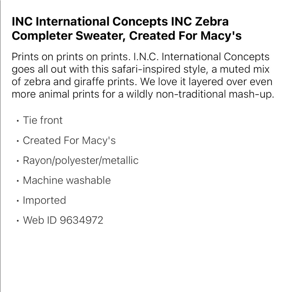 Zebra Completer Sweater - Picture 11 of 12
